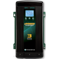 Epower 20Amp 12V Smart Battery Charger Three Output