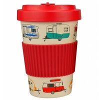 Van Go Collections Bamboo Travel Mug 400mL Spring Red