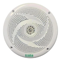 Iluma 6.5" 50w Slimline Water Resistant Speakers - White