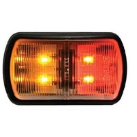 Side Marker Red/Amber LED Clear - ILX3001