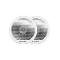 Majestic SPK240 6 Inch Dual Cone Marine RV Outdoor Waterproof Speakers White