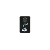 Van Go Collections Keyring Teardrop - Winter Blue