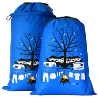 Van Go Collections Expandable Laundry Bag - Winter Blue