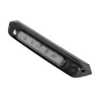 LED External Awning Light 287mm Cool White/Amber Black Shell with Switch