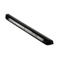 500mm Dual LED 12v Awning Light Black Housing and Switch