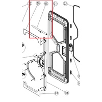 Dometic Cara D-600F Caravan Door Blind