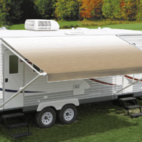 Carefree Camel Shale Fade Roll Out Awning (No Arms)