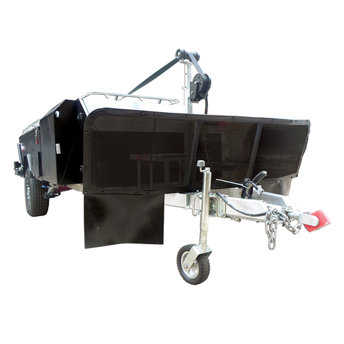 Product main image of Camper Trailer Stone Shield With Mesh and Mud Flaps - 1800mm x 500mm from Coast2Coast