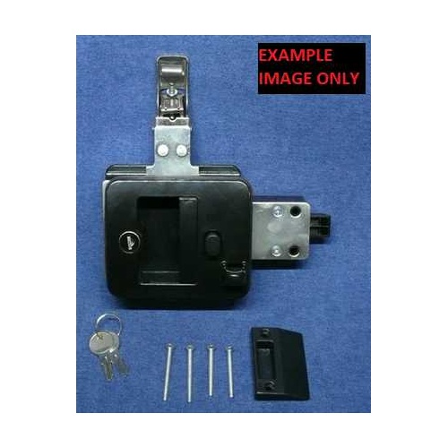Product main image of Jayco Camper Trailer Door Lock Assembly - Black  from Jayco