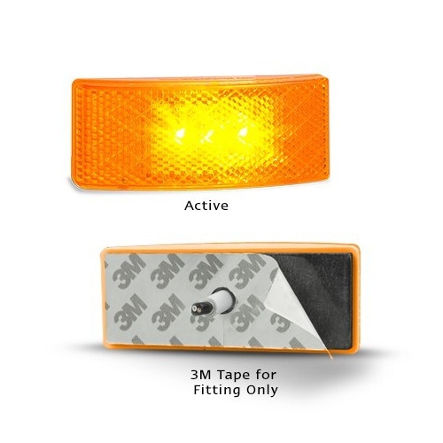 Product main image of LED Autolamps - Side Marker with inbuild Reflector from LED AUTOLAMPS