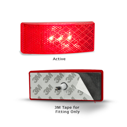 Product main image of LED Autolamps - Rear-End Outline Marker with inbuilt Reflector from LED AUTOLAMPS