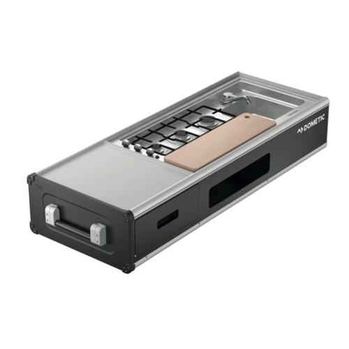 Product main image of Dometic Slide Out Kitchen - 3 Burner, Sink and Bench Top from Dometic
